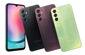 Samsung Galaxy A24 outdoor display brightness and viewing angles test