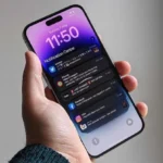 iPhone 17 Pro display outdoor brightness test in sunny conditions