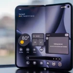 Google Pixel 10 Pro Fold internal folding display outdoor brightness and crease visibility test