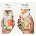 Google Pixel 9 Pro XL Display test under direct sunlight showing peak brightness performance