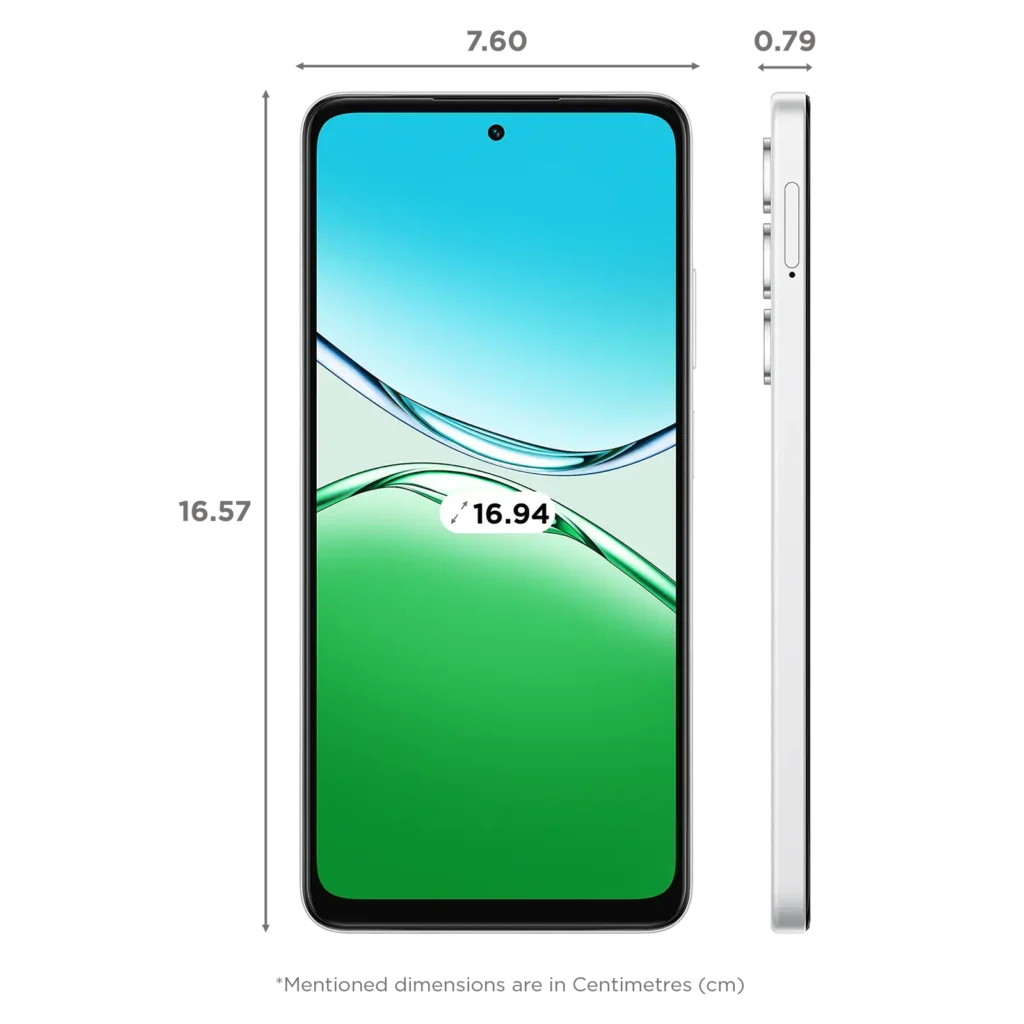 Oppo A05 Display screen testing outdoor brightness and color calibration