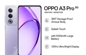 OPPO A3 Pro 6.7-inch 120Hz 3D curved AMOLED display with ultra-narrow bezels