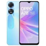 Front view of OPPO A78 showing the 90Hz FHD+ AMOLED punch-hole display