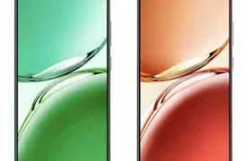 Oppo F27 5G AMOLED display test under direct outdoor sunlight showing brightness levels
