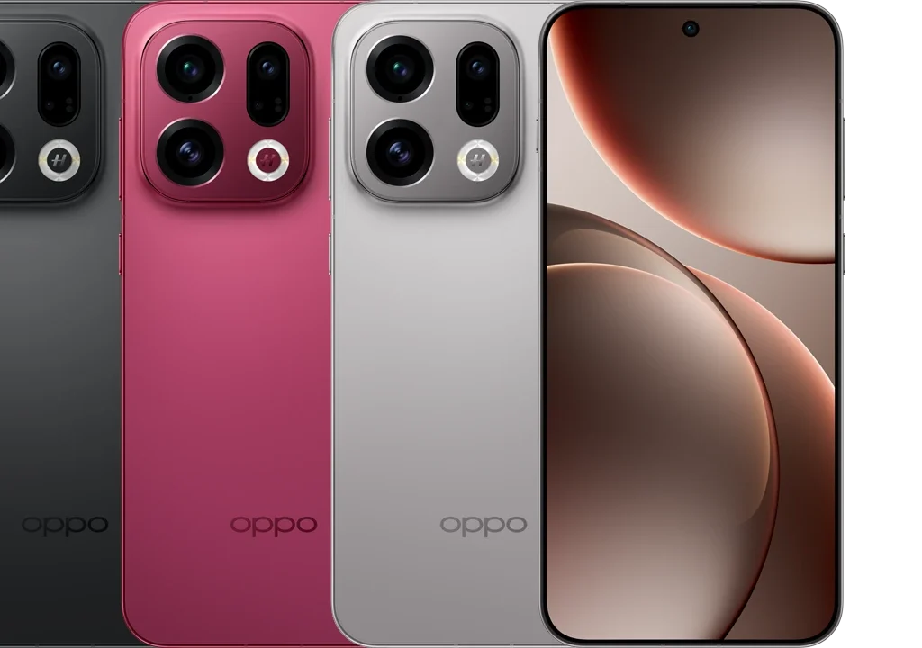 Oppo Find X9 display testing under direct sunlight showing brightness and color accuracy