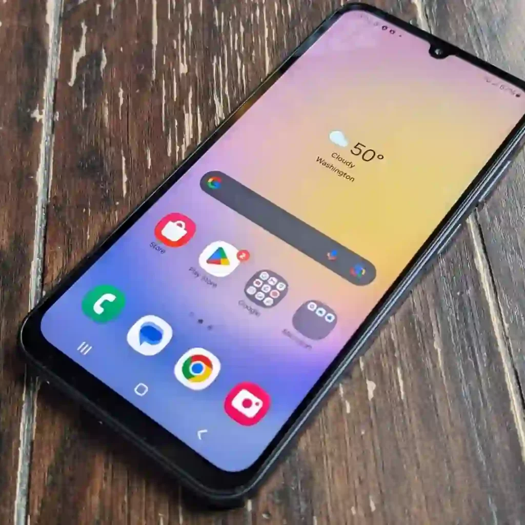 Samsung Galaxy A25 outdoor brightness and display color accuracy test