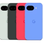 Google Pixel 10a review unit showcasing matte back finish and camera visor setup