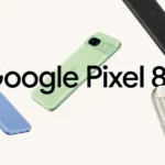 Google Pixel 8a Review showcasing matte back design and camera visor