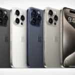 Apple iPhone 15 Pro Review displaying titanium frame and screen