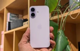 Apple iPhone 17 review displaying design and camera layout
