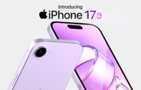 iPhone 17e review showing display and build quality