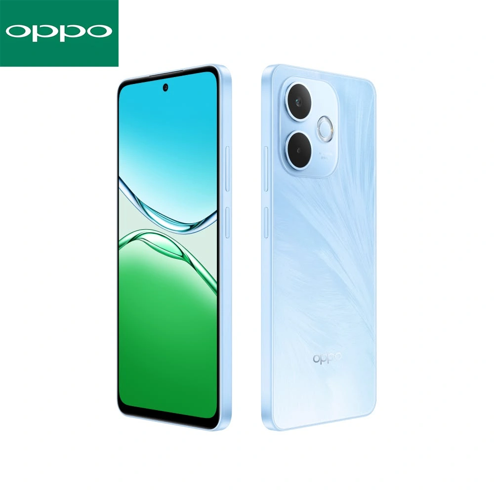 Front view of the Oppo A5 Pro display showcasing crisp screen resolution and thin bezels