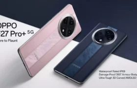 Oppo F27 Pro Plus Review showcasing curved display and leather back design