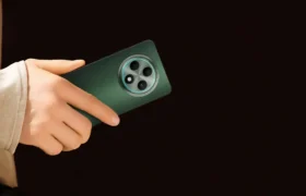 Oppo F27 Review showing rear design and halo light camera module