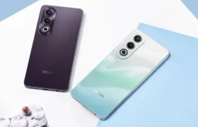 Oppo K12x review displaying matte design, camera module, and durable body frame