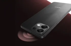 Oppo K13 Review showing back panel design and camera module