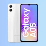 Samsung Galaxy A05 review device back panel and camera setup