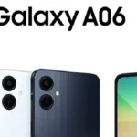 Samsung Galaxy A06 Smartphone review showing back panel and camera setup