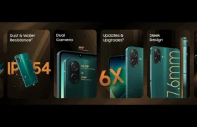 Samsung Galaxy F07 review showcasing back panel design and build quality