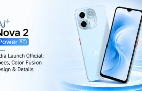 Ai+ Nova 2 Power स्मार्टफोन का डिज़ाइन और कैमरा मॉड्यूल