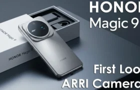 Honor Magic 9 series launch date poster with dual 200MP camera design