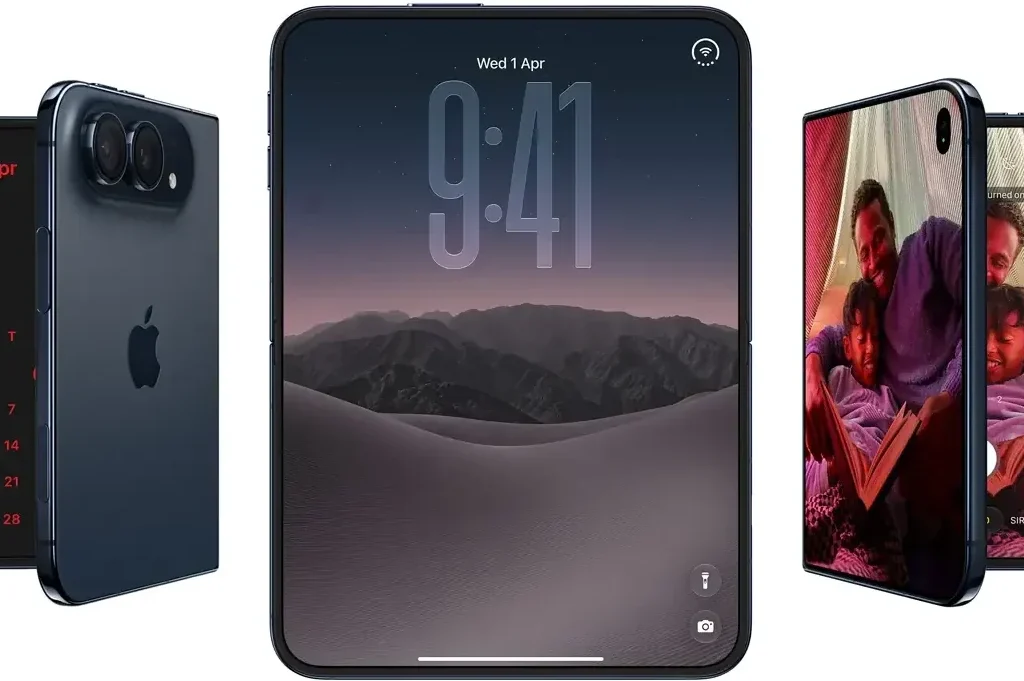 iPhone Duo Foldable Concept डुअल स्क्रीन और 360 डिग्री हिंज डिजाइन