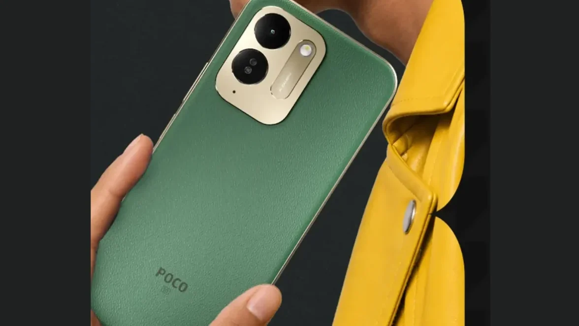 Poco C95 Pro स्मार्टफोन का बैक डिजाइन और कैमरा सेटअप