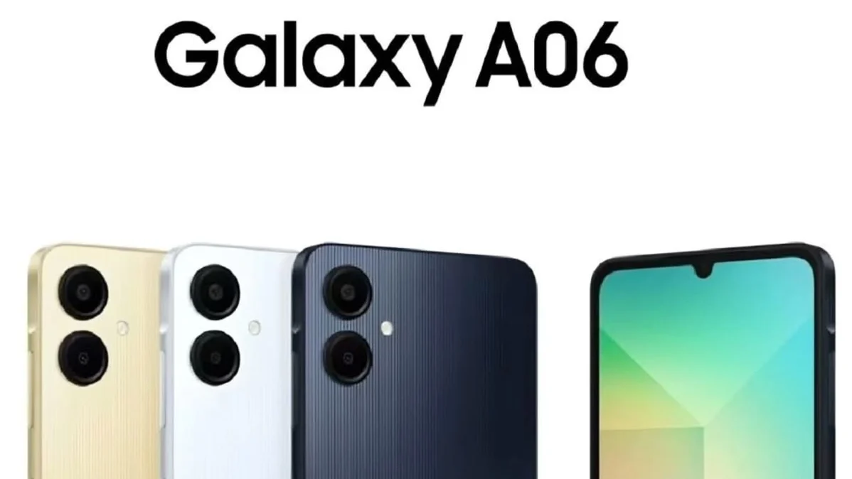 Samsung Galaxy A06 Smartphone review showing back panel and camera setup