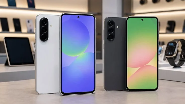 Samsung A36 Review showing front display and rear design
