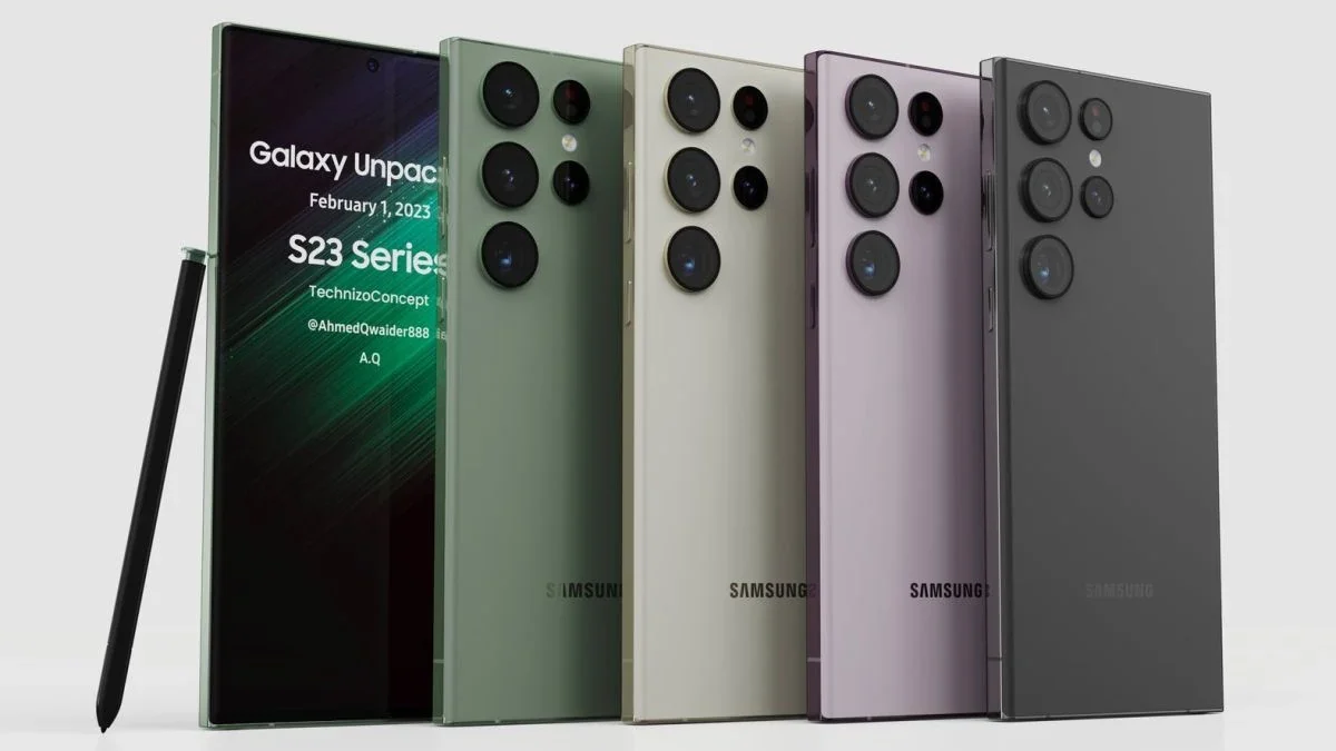 Samsung Galaxy S23 Ultra Review showing phone design and S Pen