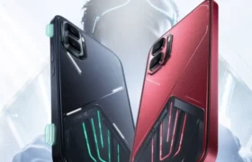 Infinix GT 50 Pro gaming bundle showing phone back panel and GT MagCharge cooler