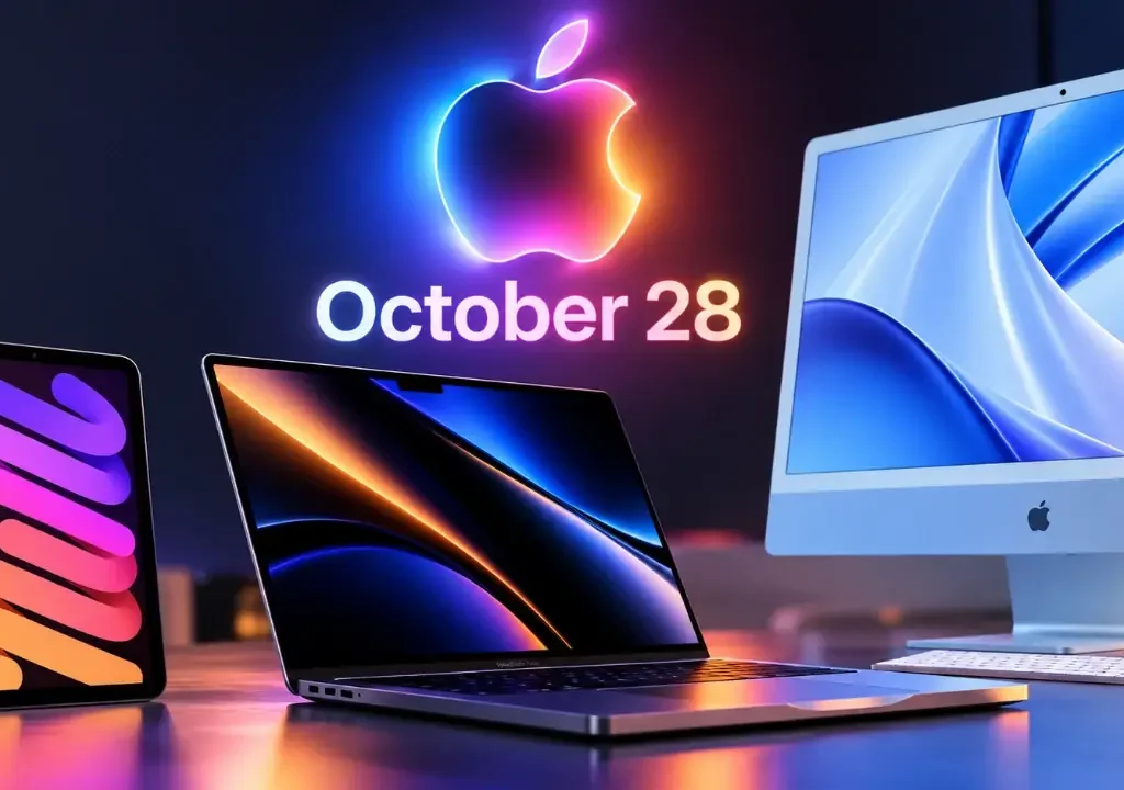 Apple October 28 event leaks concept of OLED touchscreen MacBook Pro display