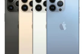 iphone 13 pro review showing stainless steel frame and camera setup