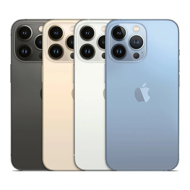iphone 13 pro review showing stainless steel frame and camera setup