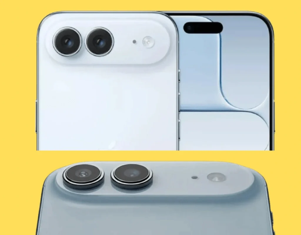 First look at the design of the rumored iPhone Air 2 showing the ultra-slim 5.2mm titanium frame and dual cameras