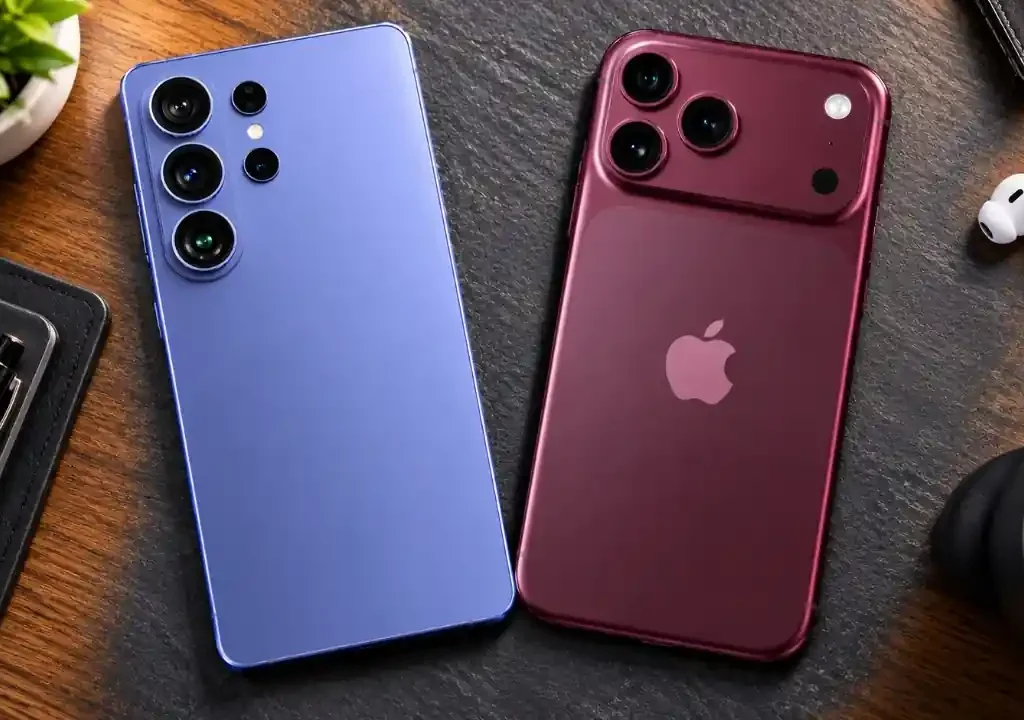 Galaxy S26 Ultra vs iPhone 18 Pro Max flagship smartphones side by side