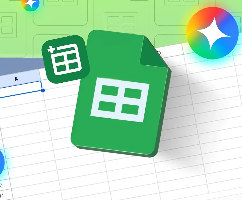Google Sheets iOS Gemini update spark icon on iPhone