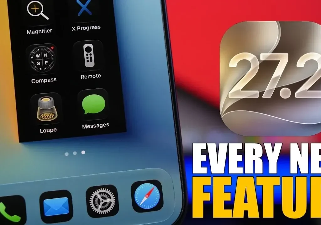 iOS 27.2 update tricks showing split-screen multitasking on a smartphone display
