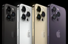 iphone 14 pro review displaying dynamic island and stainless steel body