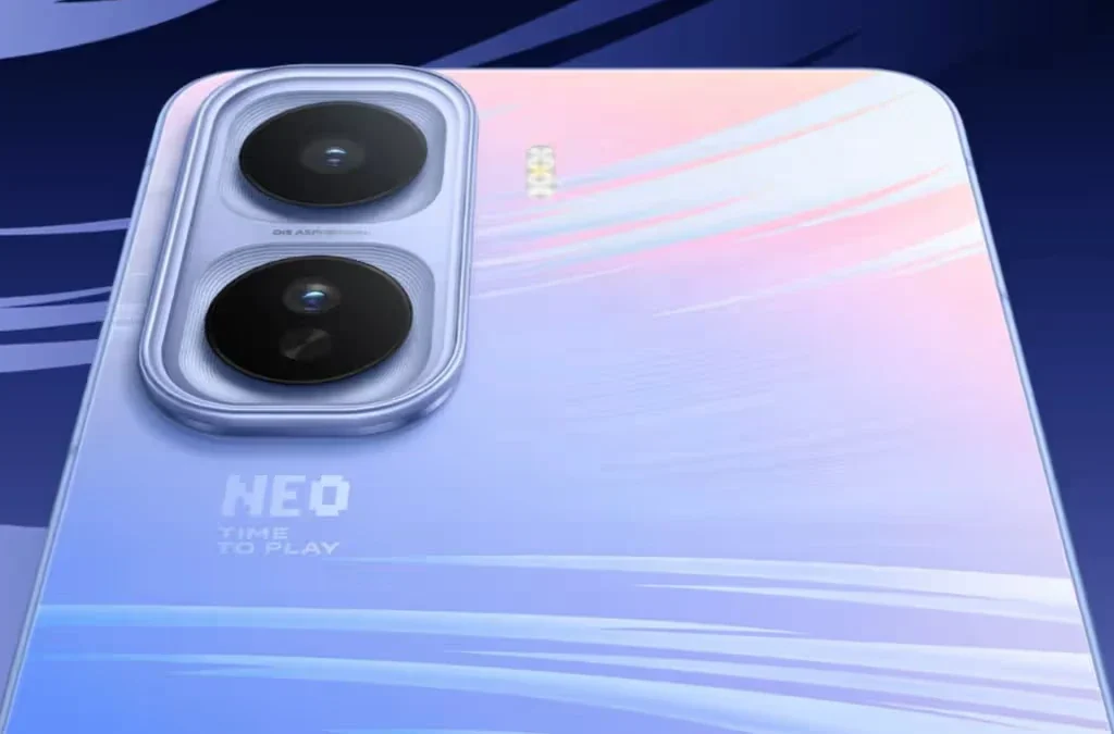 iQOO Neo 12 launch flagship device featuring sleek chassis and camera module