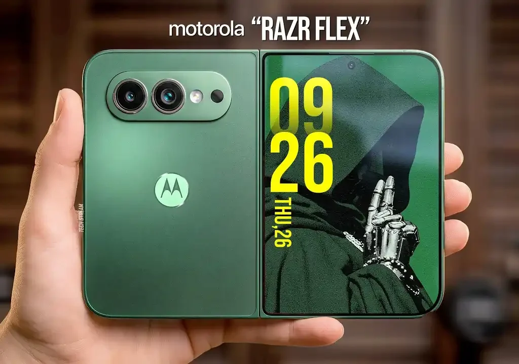 Motorola Razr Flex Geekbench listing benchmark specs and folding display layout