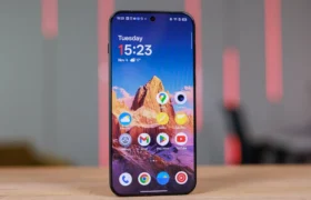 OnePlus 17 display upgrades showcasing a futuristic 240Hz smartphone screen.