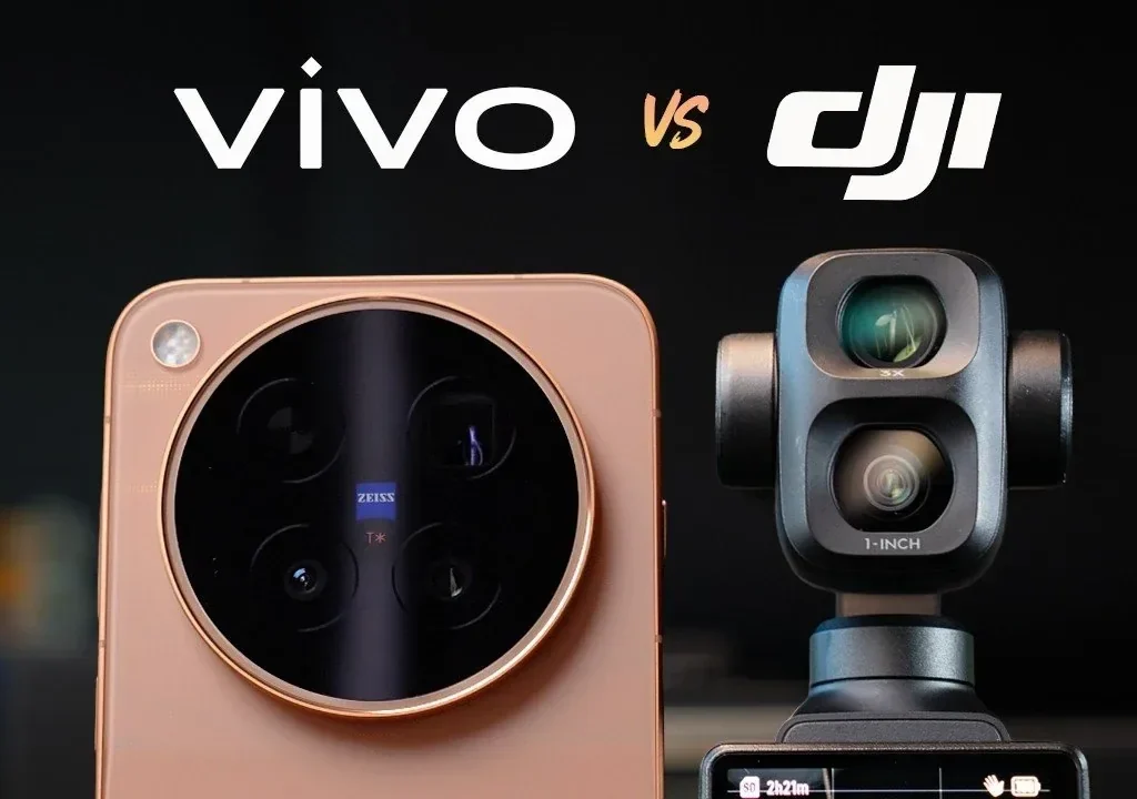 Osmo Pocket 4P vs Vivo X500 Pro Max side-by-side camera comparison