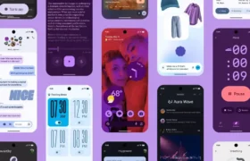 Pixel UI notification redesign showing split quick settings panel