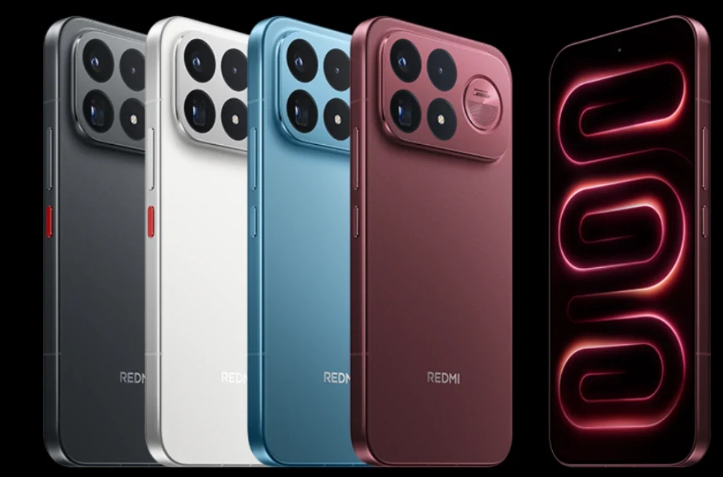 Redmi K100 launch price leak rendering displaying camera housing and sleek frame