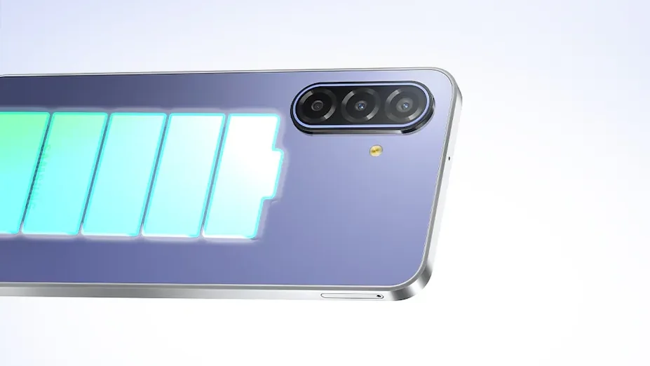 Samsung Galaxy F70 5G battery profile and USB Type-C charging port