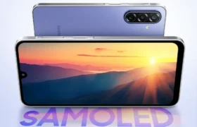 Samsung Galaxy F70 5G display quality showcased during full screen video playback