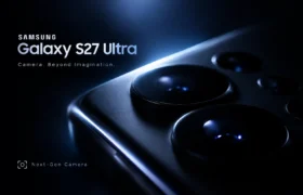 Samsung Galaxy S27 Ultra camera module showing triple lens layout