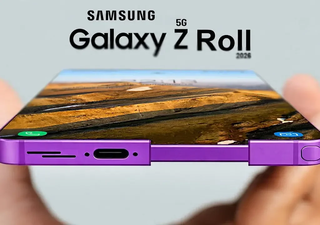 Samsung Galaxy Z Roll 5G rollable display smartphone concept