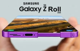 Samsung Galaxy Z Roll 5G rollable display smartphone concept